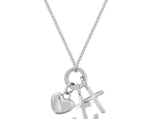 Edblad - Faith Hope Love Necklace Steel