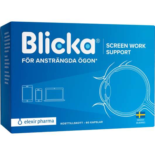 Elexir Pharma Blicka Screen Work Support 60 st