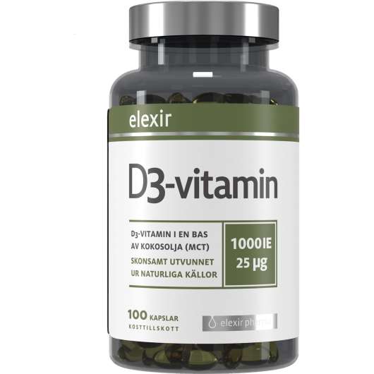 Elexir Pharma D3 Vitamin 1000 IE 100 st