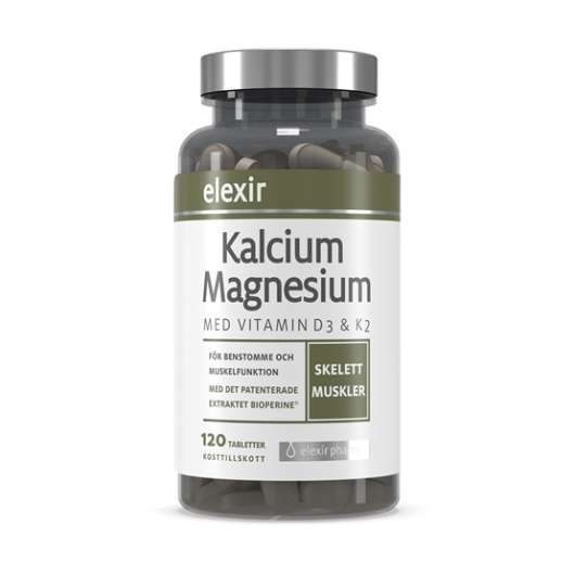 Elexir Pharma Elexir Kalcium+Magnesium 120 tabletter
