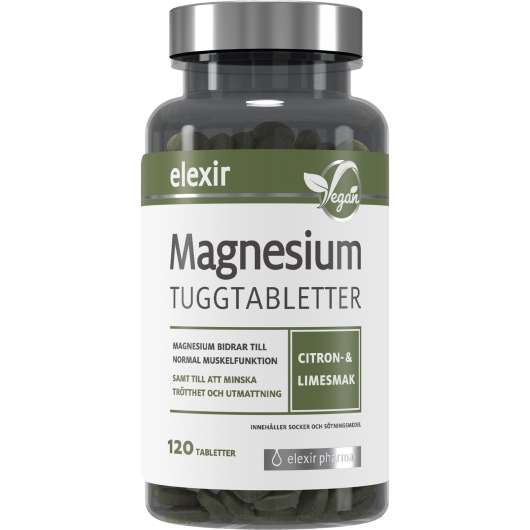 Elexir Pharma Magnesium Chewable Tablets 120 st