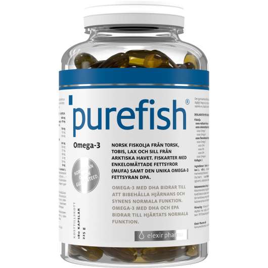 Elexir Pharma Purefish 180 st