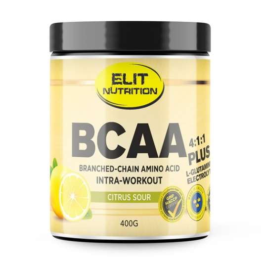 Elit Nutrition BCAA 4:1:1 + L-glutamine Citrus 400 g