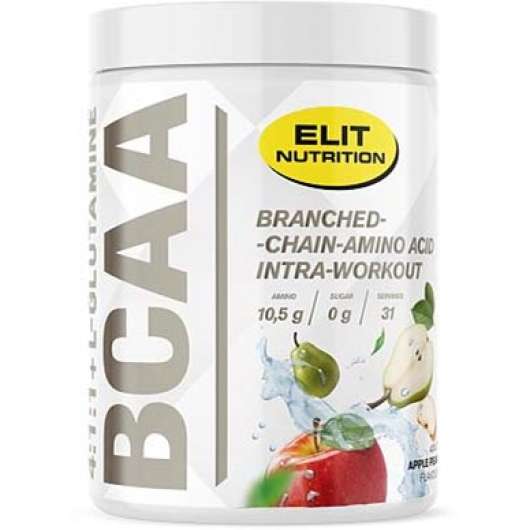 Elit Nutrition ELIT Bcaa 4:1:1 + L-glutamine Apple Pear 400 g