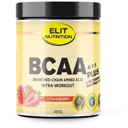 Elit Nutrition ELIT Bcaa 4:1:1 + L-glutamine Strawberry 400 g