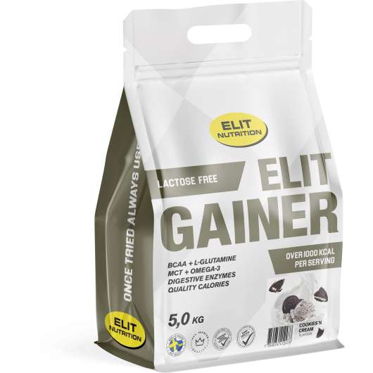 Elit Nutrition ELIT Gainer - lactose free Cookies ´n Cream 5000 g
