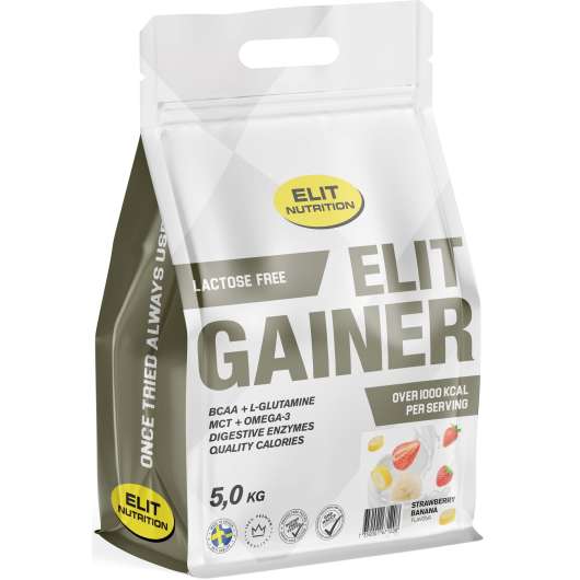 Elit Nutrition ELIT Gainer - lactose free Strawberry Banana 5000 g