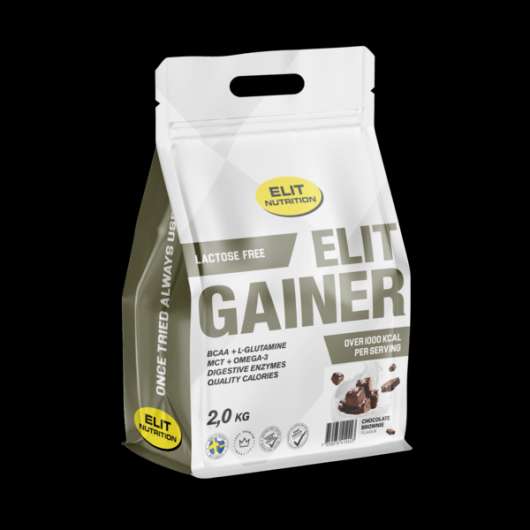Elit Nutrition Gainer Lactose free Chocolate Brownie 2 kg