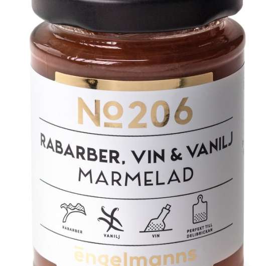 Engelmanns Rabarber, Vin & Vanilj Marmelad 120 g