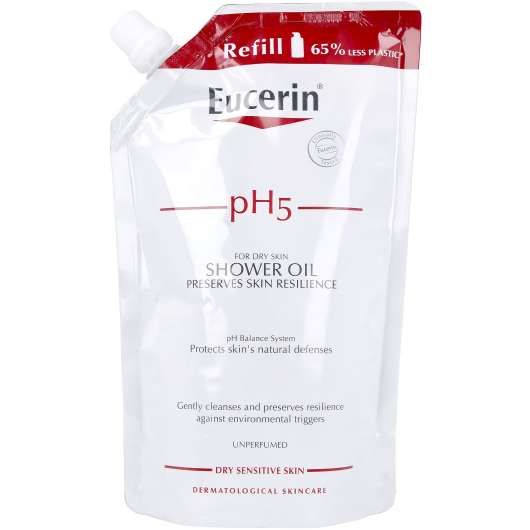 Eucerin pH5 Shower Oil Refill Oparfymerad 400 ml