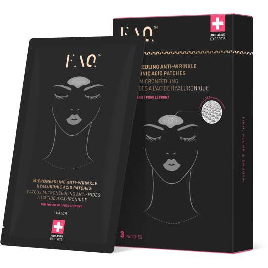 FAQ Swiss Microneedling Anti-Wrinkle Hyaluronic Acid Patches For Foreh