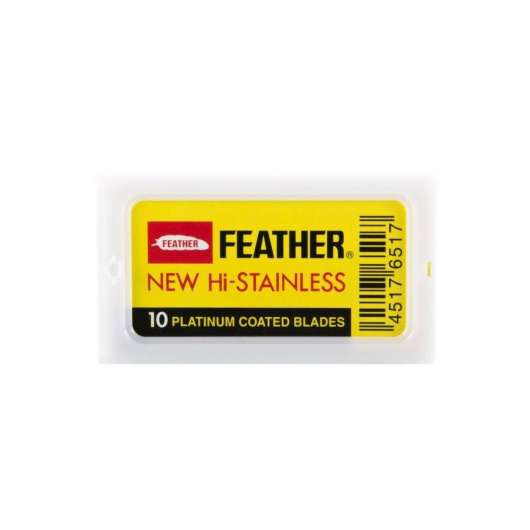 Feather New Hi-Stainless Rakblad 10-pack
