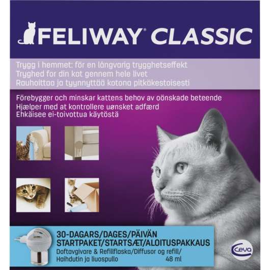 Feliway Classic Doftavgivare & Refill 48 ml