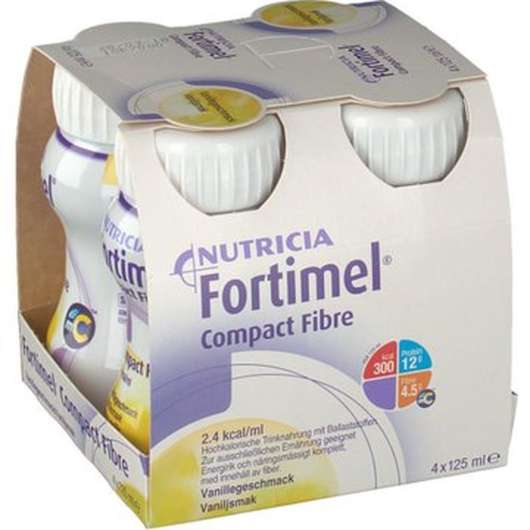 Fortimel Compact Fibre Vanilj 4 x 125 ml