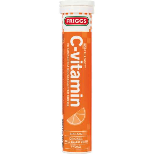 Friggs C-vitamin 20 brustabletter Apelsin