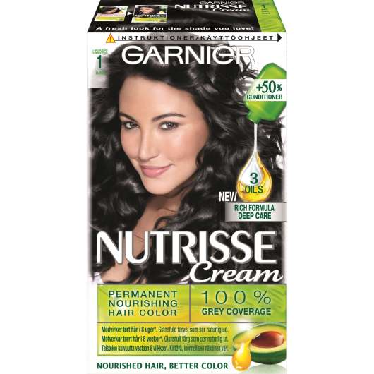 Garnier Nutrisse Cream 1 Black