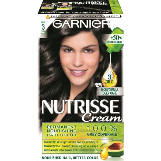 Garnier Nutrisse Cream 3 Dark Brown