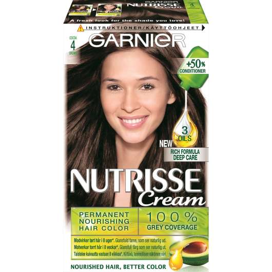 Garnier Nutrisse Cream 4 Brown