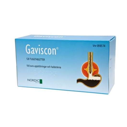 Gaviscon Tuggtablett 120 st