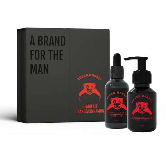 Giftset Beard Monkey Beard Kit Orange/Cinnamon 2021