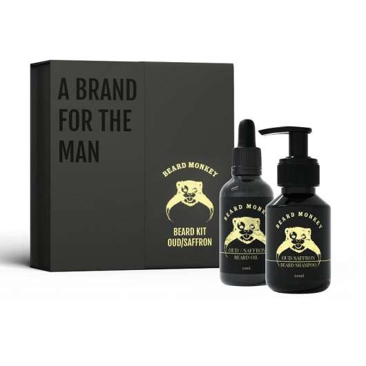 Giftset Beard Monkey Beard Kit Oud/Saffron 2021