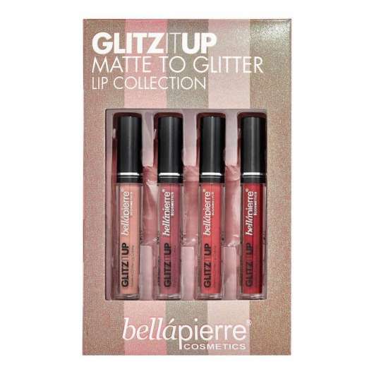 Giftset Bellapierre Glitz It Up Matte to Glitter Lip Collection