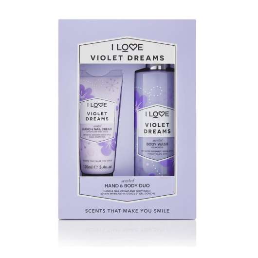 Giftset I Love?Violet Dreams Hand & Body Duo