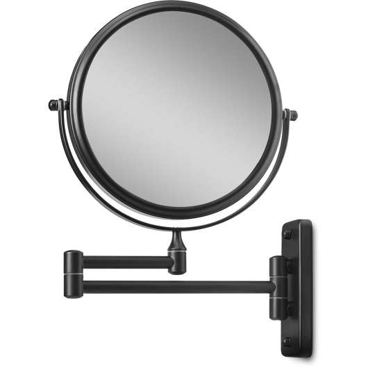 Gillian Jones Dubble Sided Wall Mirror x1/10 Magnification Matte Black