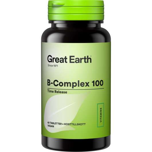 Great Earth B-Complex 100 mg 60 tab