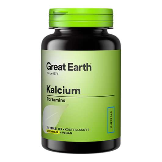 Great Earth Kalcium 120 tabletter