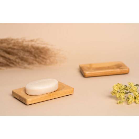 HappySoaps Accessories Bamboo Soap Holder for Two Bars