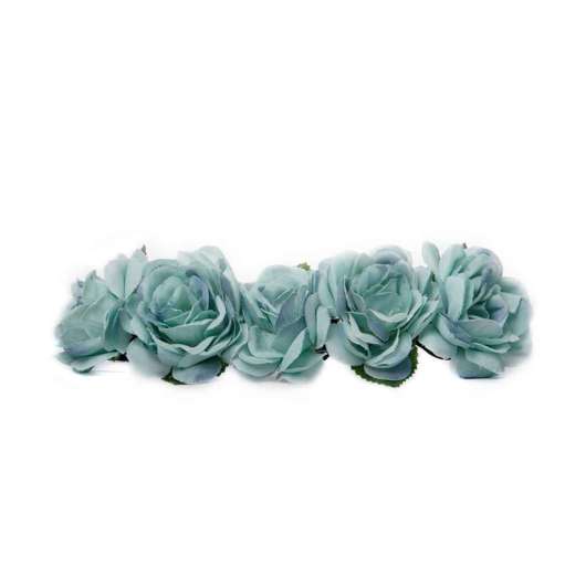 Hårband Blomkrans - Turquoise