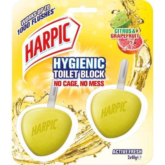 Harpic Active Fresh Hygienic Citrus Toilett Block
