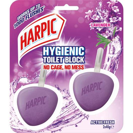 Harpic Active Fresh Hygienic Lavender Toilett Block