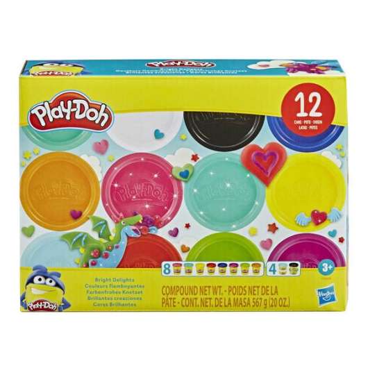 Hasbro Play-Doh Bright Delights Multicolor 12-pack