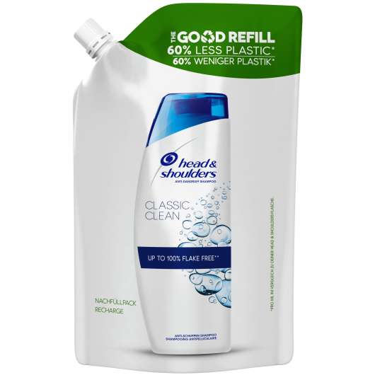 Head & Shoulders Classic Clean Anti Dandruff Shampoo Good Refill 480 m