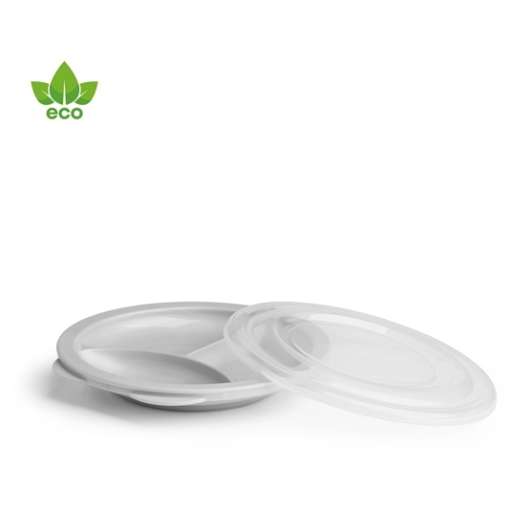 Herobility Eco Baby Plate Divider - Mist Gray