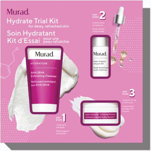 Hydrate Trial Kit For Dewy &Refreshed Skin, 1 st Murad Ansikte