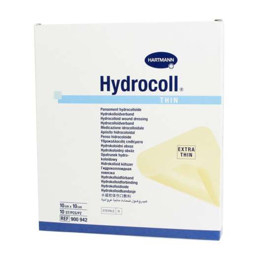 Hydrocoll Tunna plattor 10x10 cm 10 st