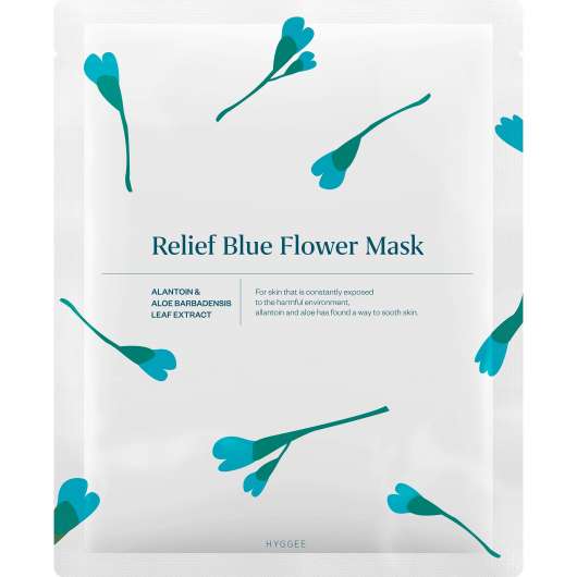 HYGGEE Blue Flower Relief Flower Mask 35 ml