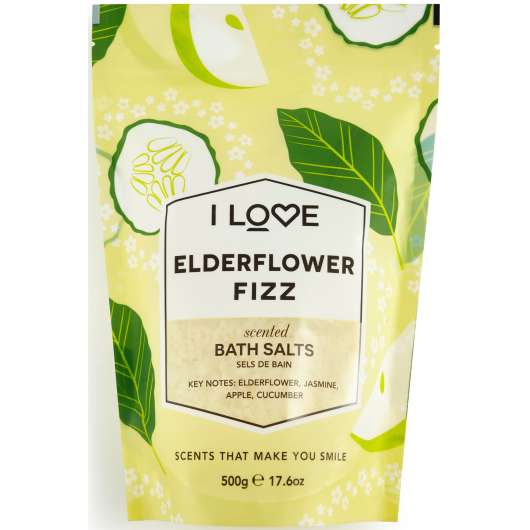I Love... Signature I Love Elderflower Fizz Bath Salts 500 g