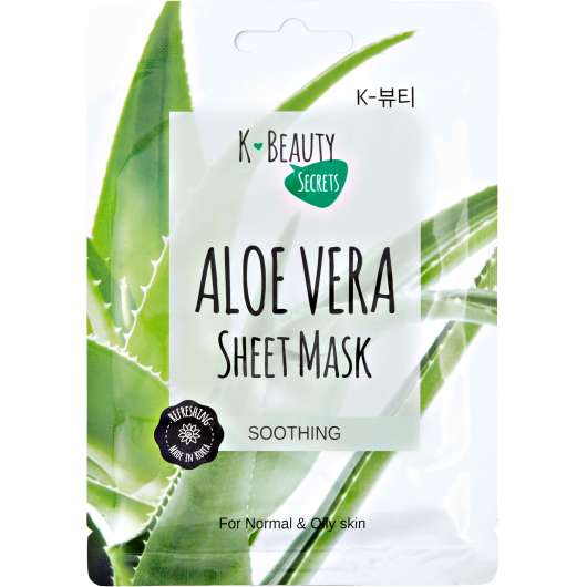 K-Beauty Secrets Aloe Vera Sheet Mask 18 g