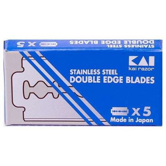 Kai Stainless Steel Double Edge Razor Blades 5-Pack 5 st