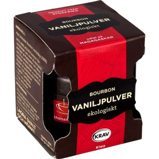Khoisan Tea Äkta vaniljpulver krav 10 g