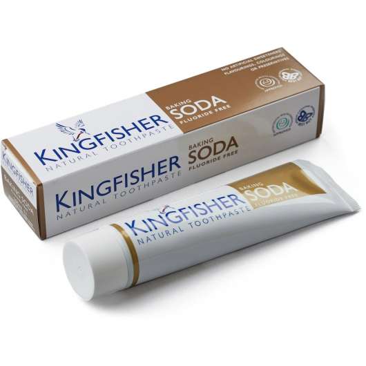 Kingfisher Mint Toothpaste Baking Soda Fluor free 100 ml