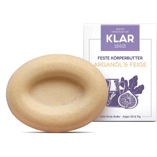Klar Seifen Solid Body Butter Argan Oil & Fig 60 g
