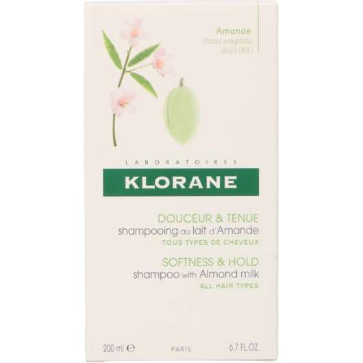 Klorane Gentle Almond Milk Shampoo 200 ml