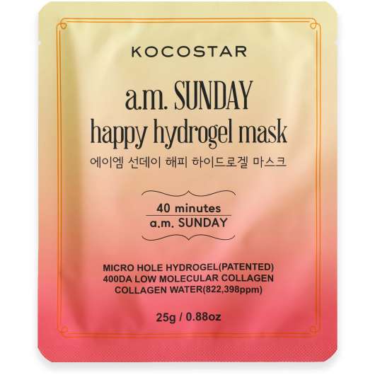 KOCOSTAR a.m. SUNDAY Happy Hydrogel Mask 5 pcs