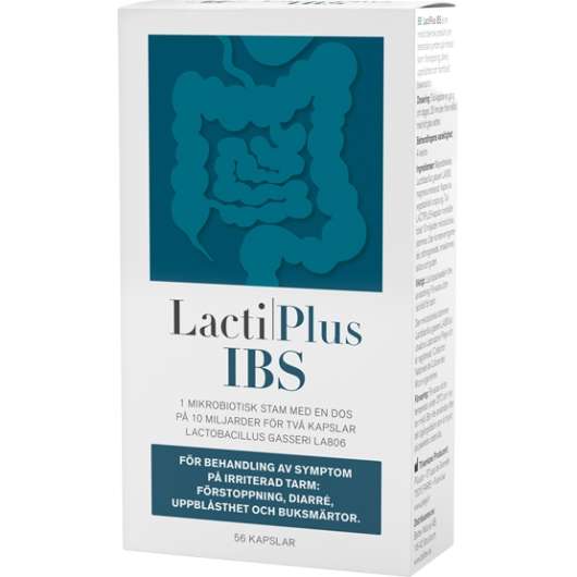Lactiplus IBS Mjölksyrabakterier 56 Kapslar