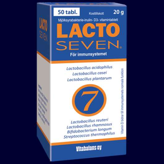 Lacto Seven Vitabalans LactoSeven 50 tabletter